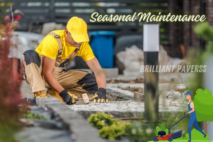 The seasonal paver maintenance services provided by Brilliant Paverss in Coimbatore to keep your outdoor spaces in top condition throughout the year.