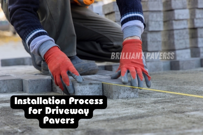 Brilliant Paverss in Coimbatore showcases the professional installation process of driveway pavers, ensuring precision and durability